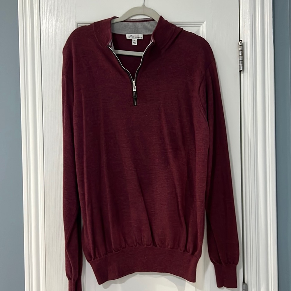 Peter Millar wool quarter zip